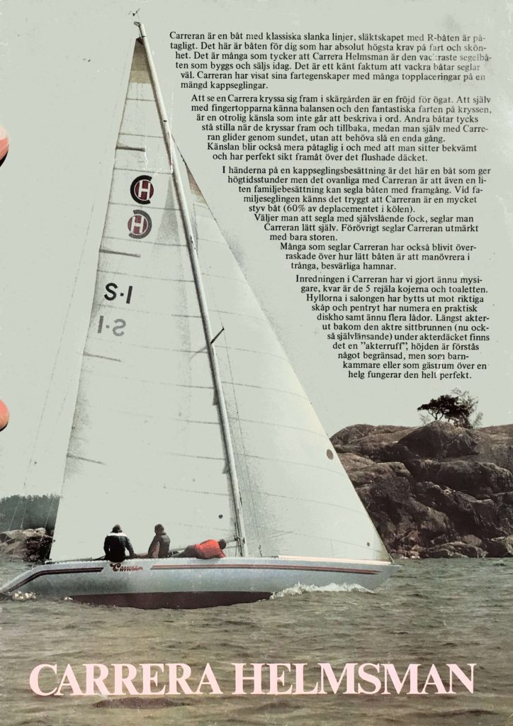 Carrera helmsman Broschyr